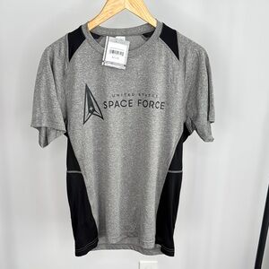 Space Force Gray and Black Shirt